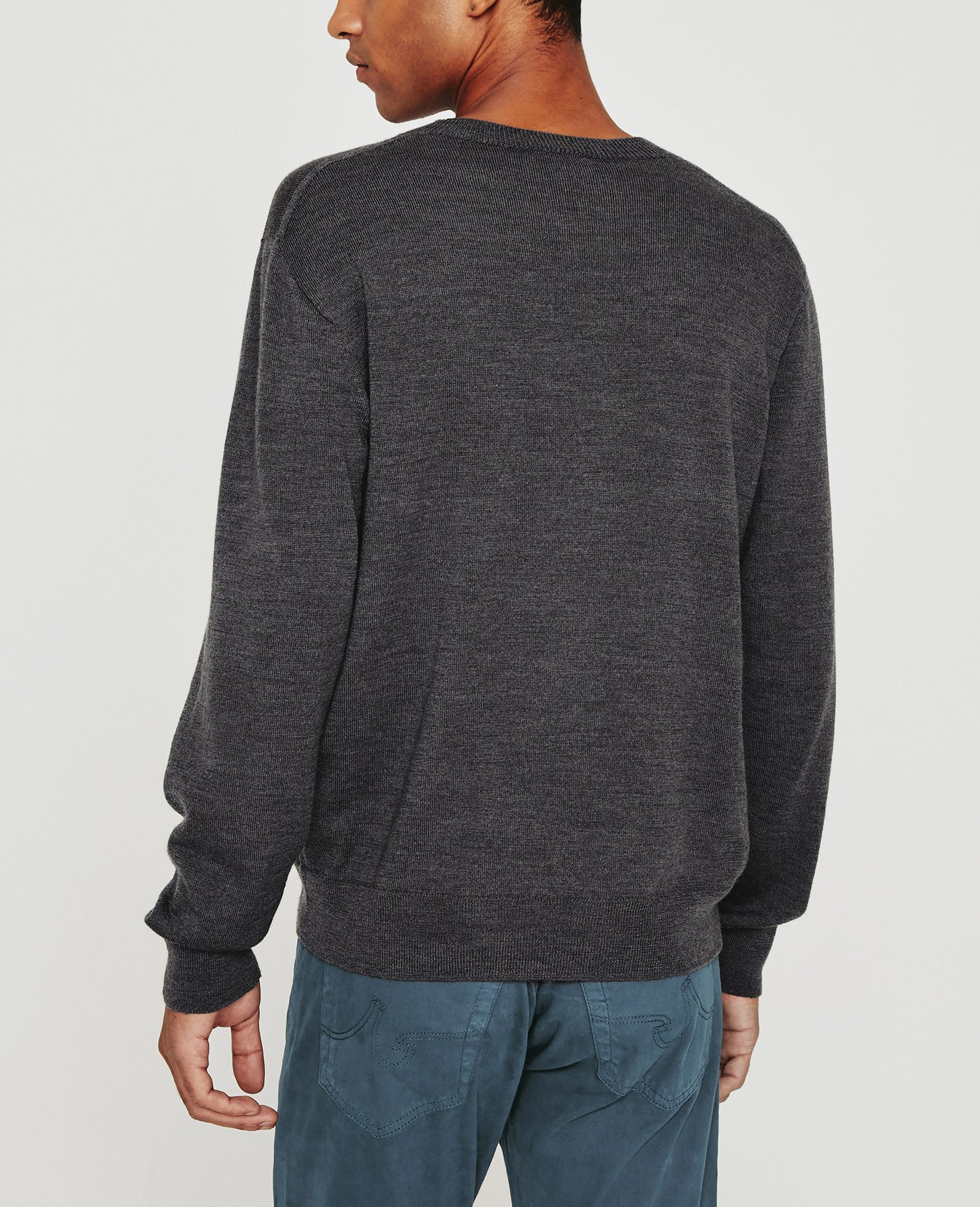 Beck Crew Heather Charcoal Mens Top Photo 6