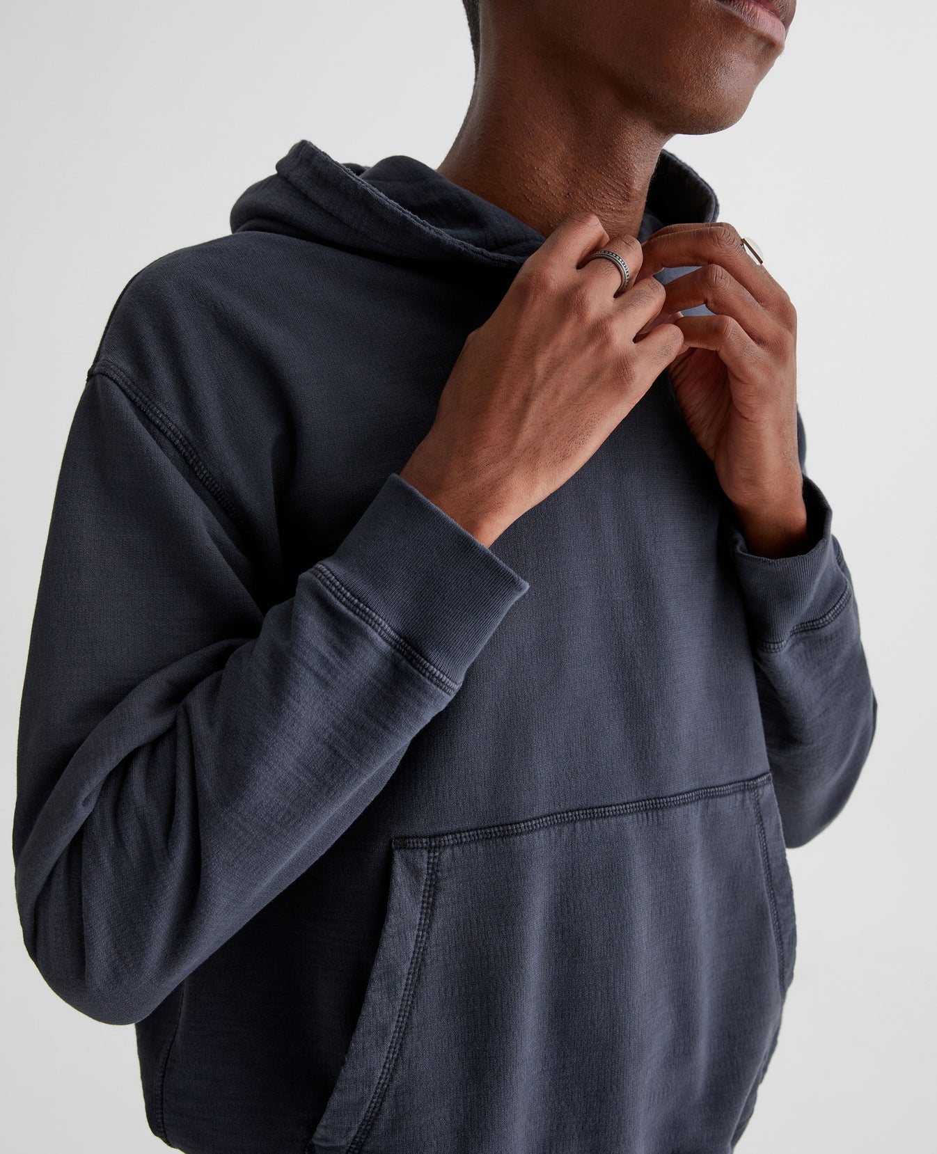 Arc Hoodie 5 Years True Black Mens Top Photo 3