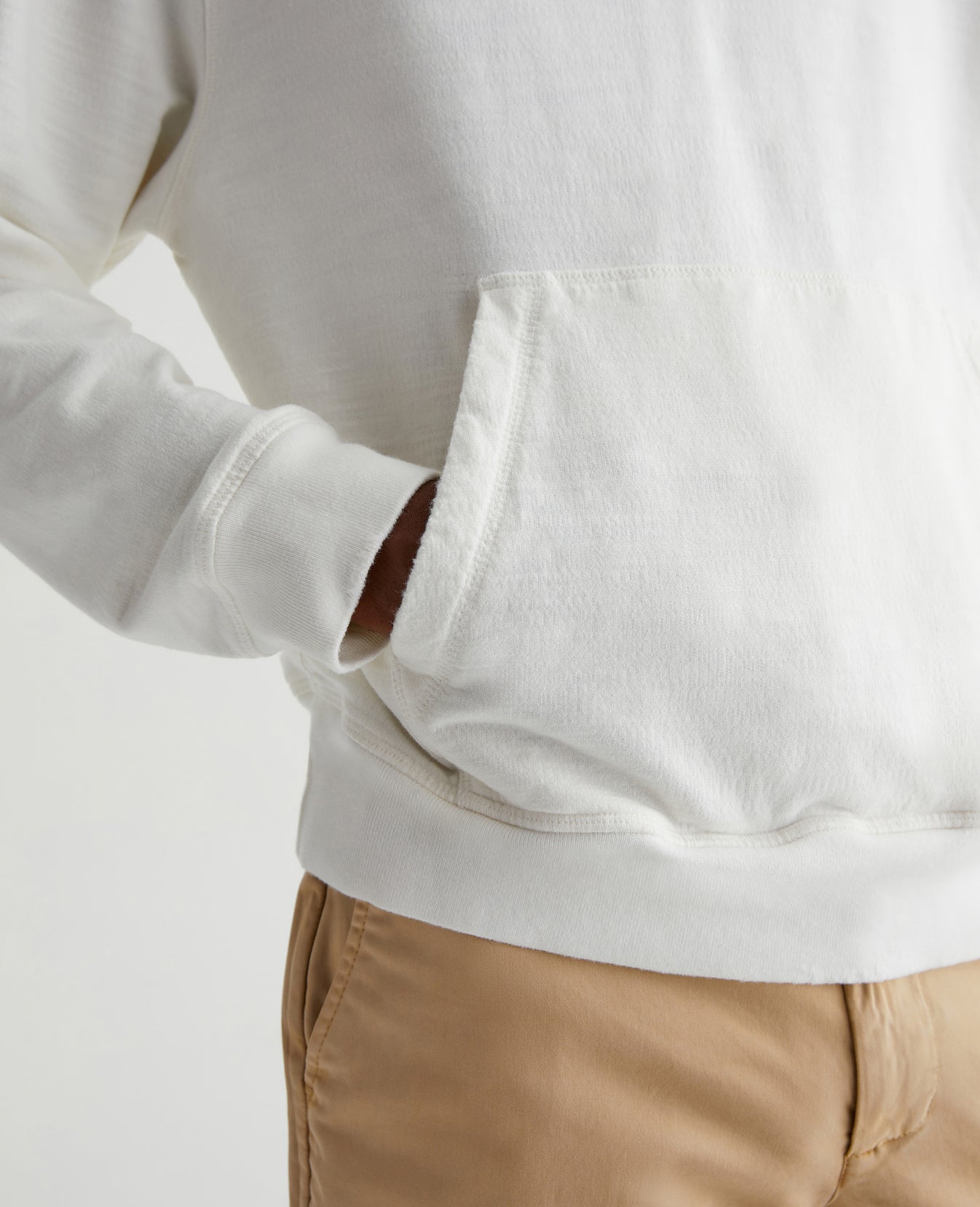 Arc Hoodie 5 Years True White Mens Top Photo 5