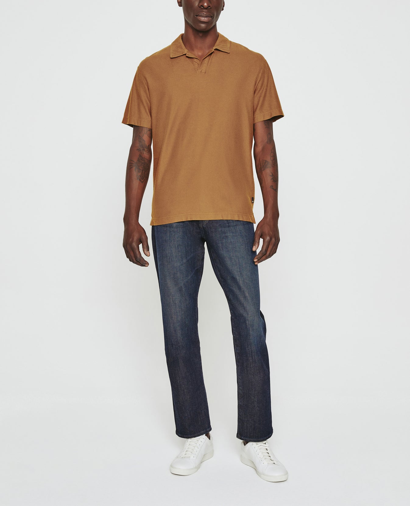 Bryce Johnny Collar Tree Bark Mens Top Photo 2