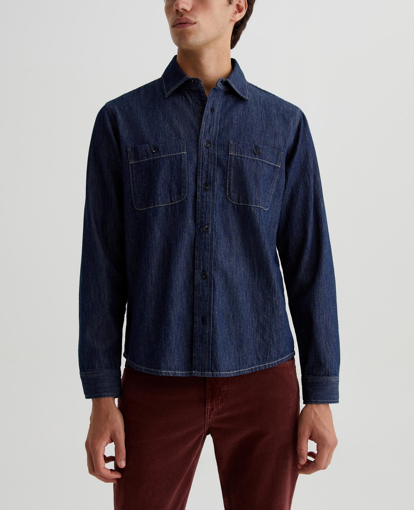 Wayne Steel Sky Mens Top Photo 1