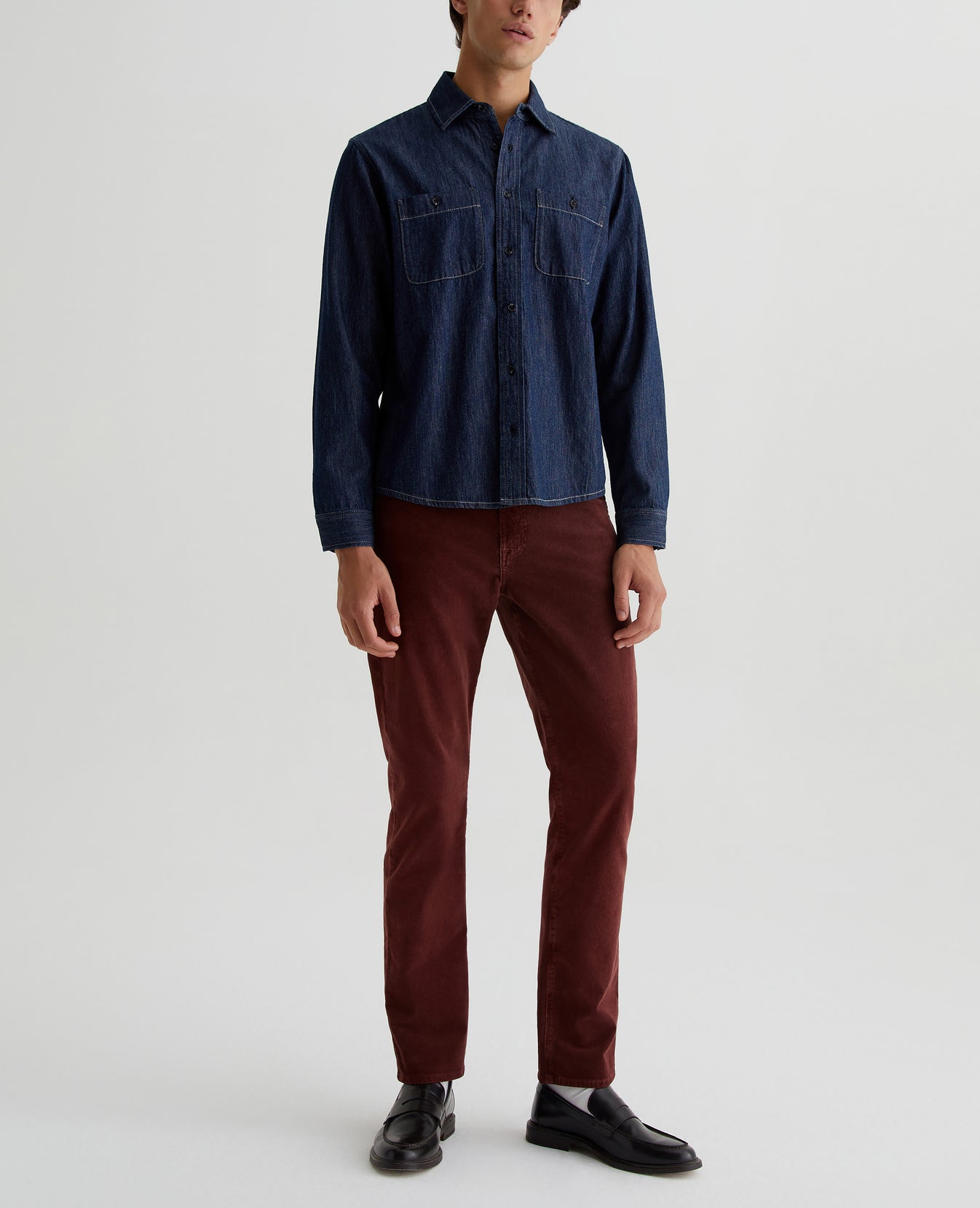 Wayne Steel Sky Mens Top Photo 2