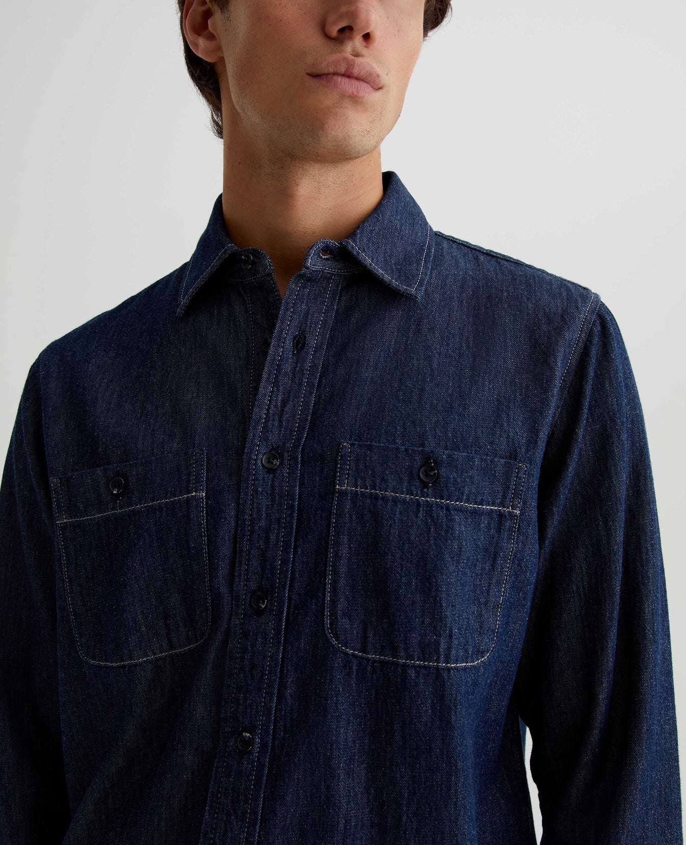 Wayne Steel Sky Mens Top Photo 3