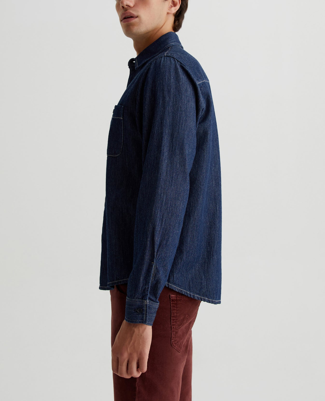 Wayne Steel Sky Mens Top Photo 4