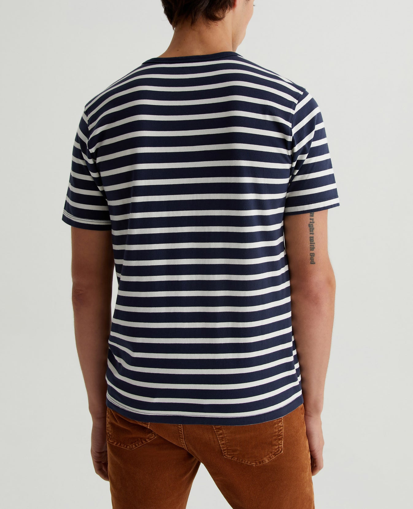 Bryce Crew Deep Navy/Ivory Dust Mens Top Photo 6