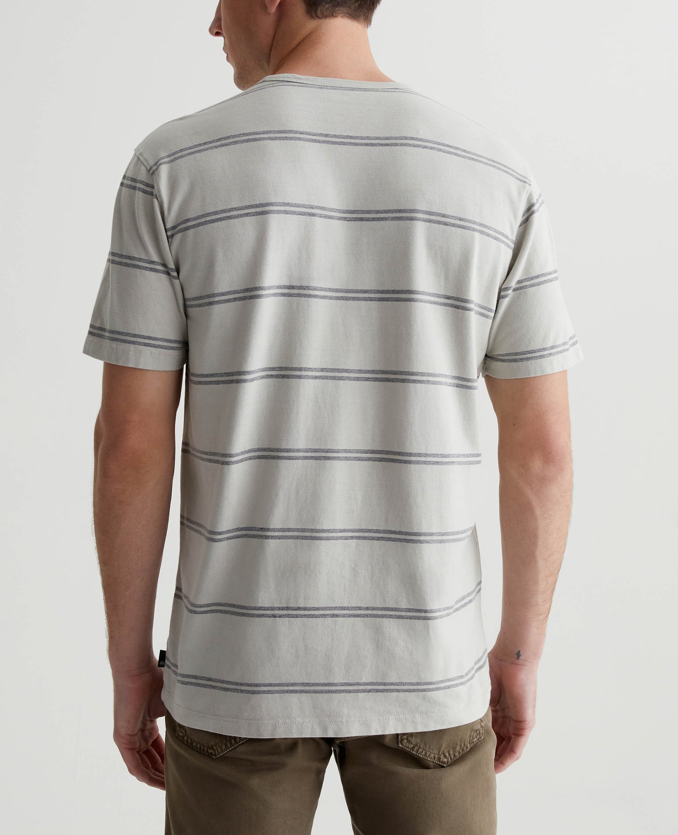 Bryce Crew Sl Augusta Stripe Pebble Creek Mens Top Photo 6