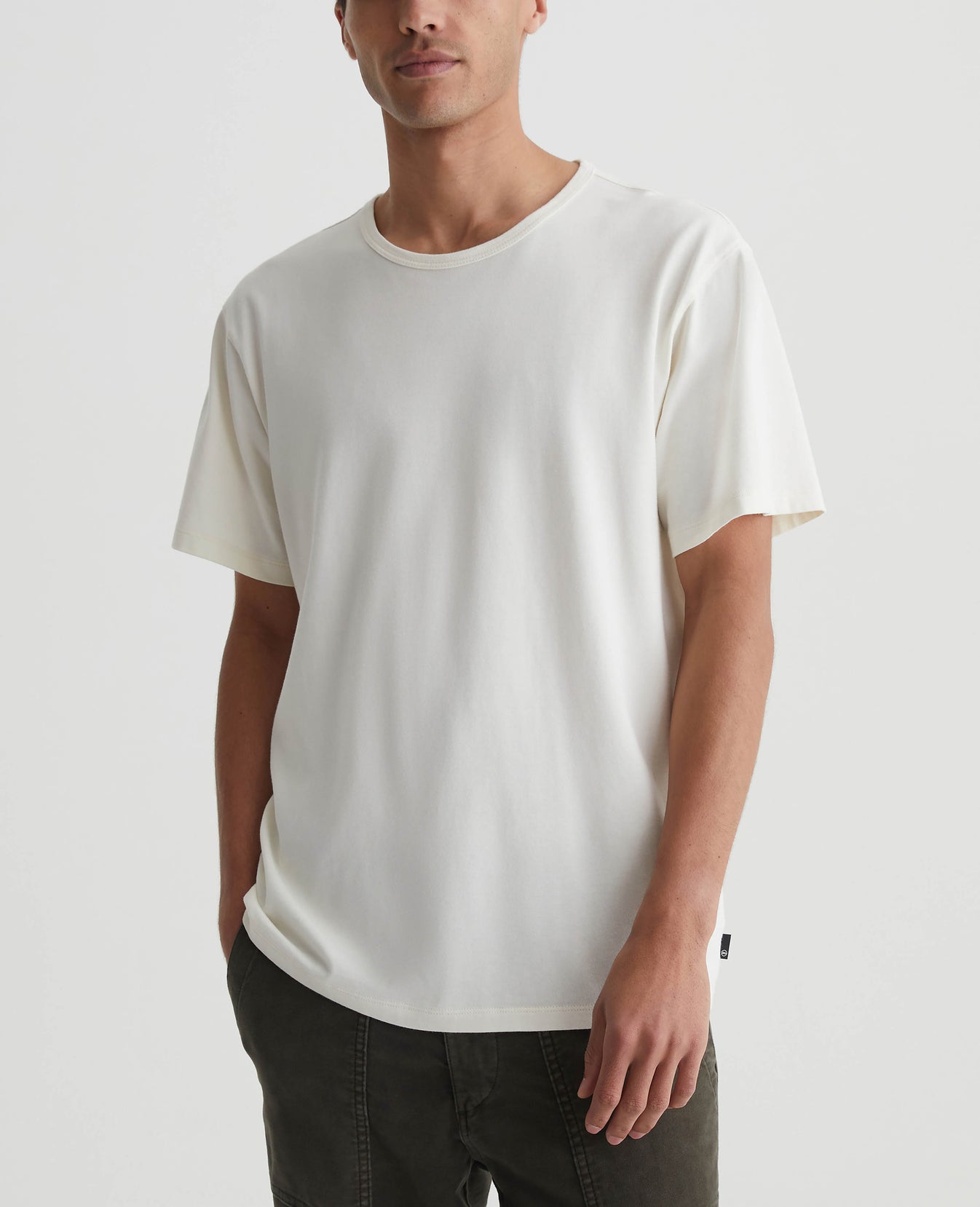 Bryce Crew Ivory Dust Mens Top Photo 1