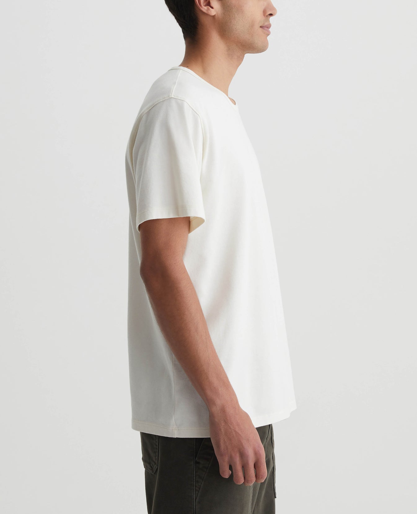 Bryce Crew Ivory Dust Mens Top Photo 2