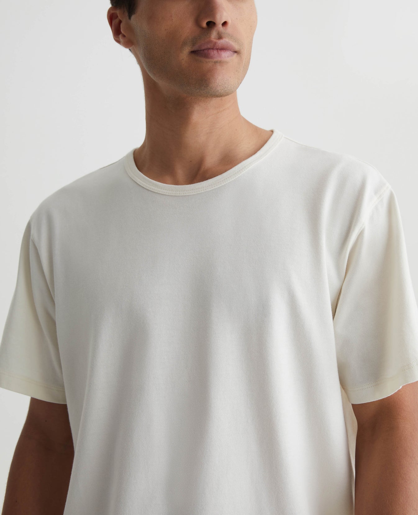 Bryce Crew Ivory Dust Mens Top Photo 3