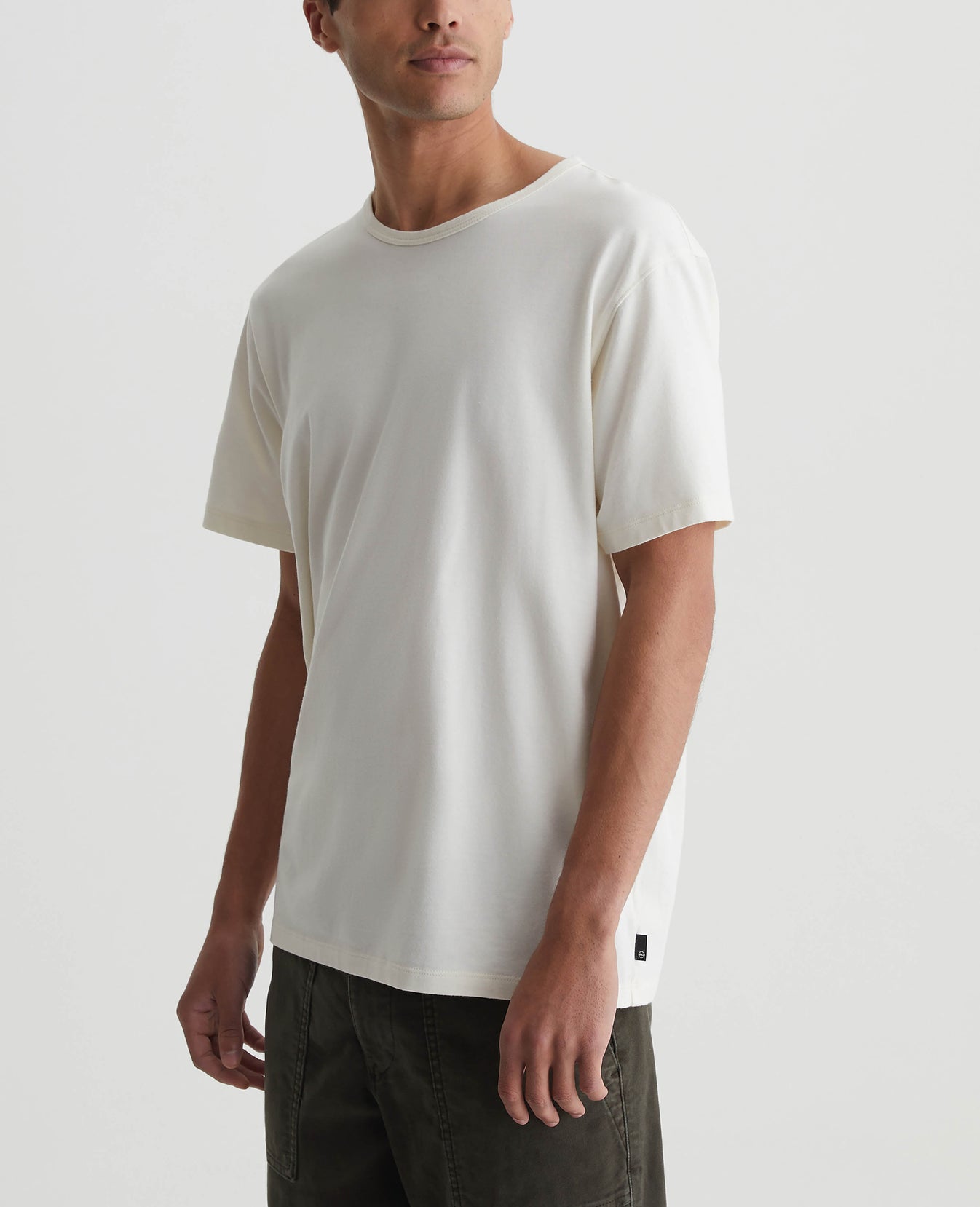 Bryce Crew Ivory Dust Mens Top Photo 5