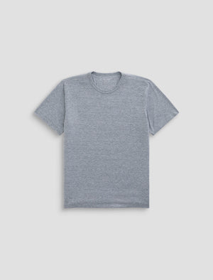 Bryce Crew Heather Grey Classic Fit Short Sleeve Crew Neck T-Shirt Men Top Photo 9