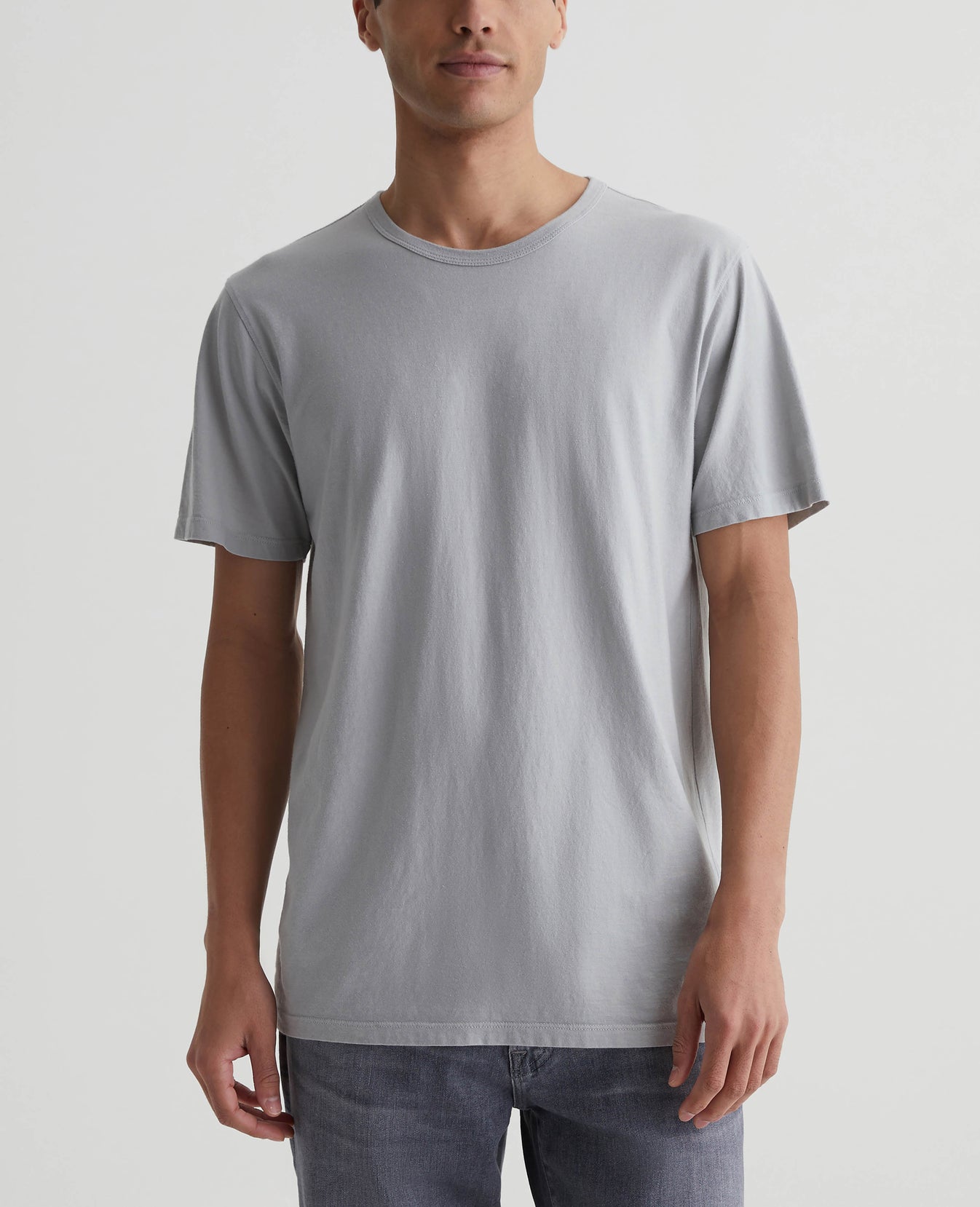 Bryce Crew Aero Grey Mens Top Photo 1