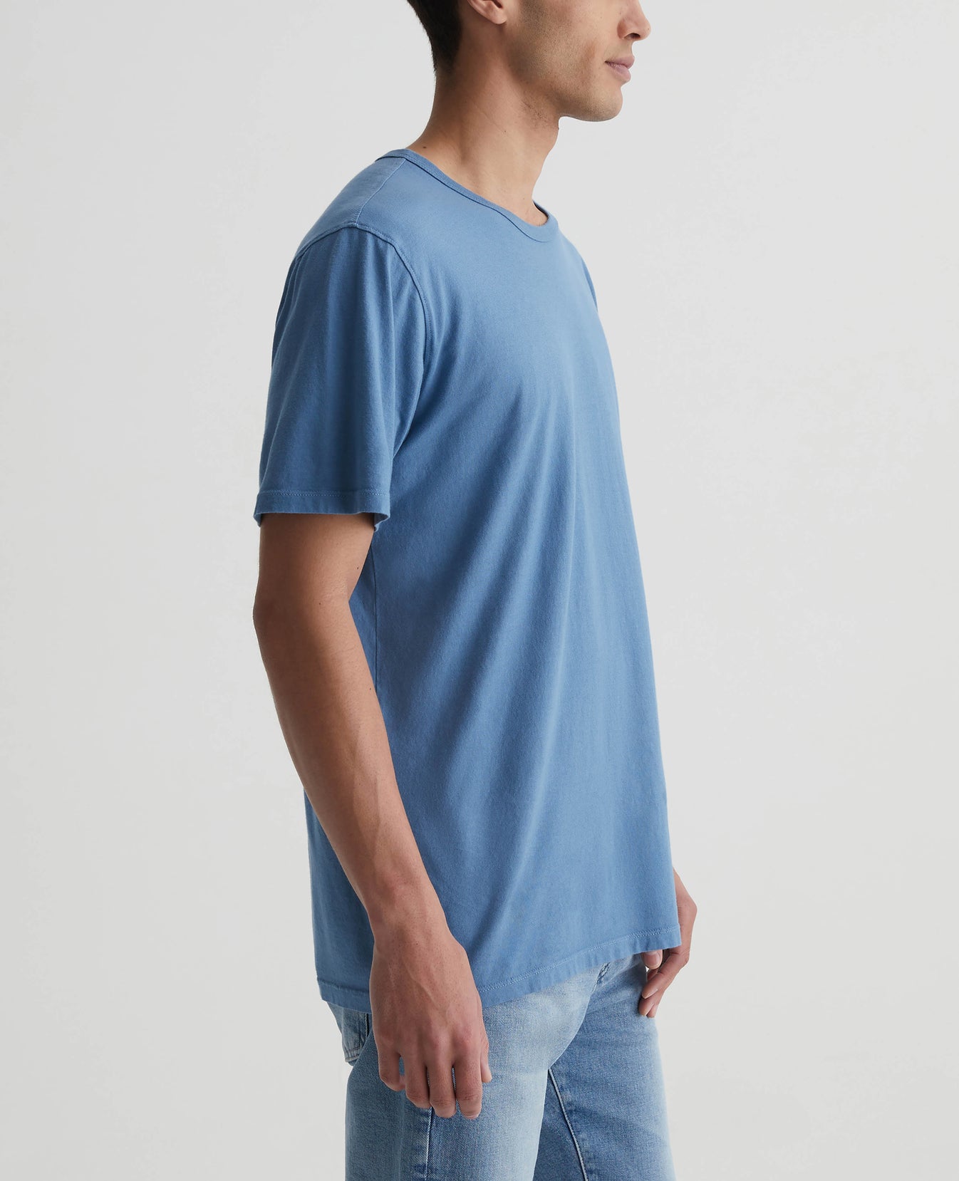Bryce Crew Crystal Blue Mens Top Photo 5