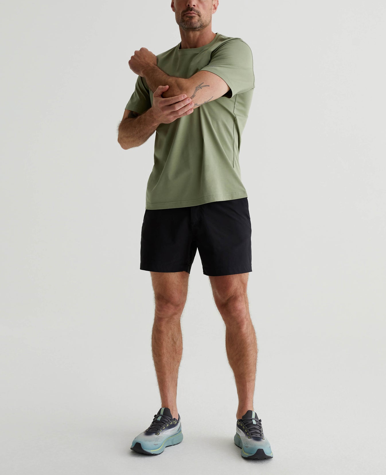 Marathon Active Crew Bonsai Tree Mens Top Photo 4