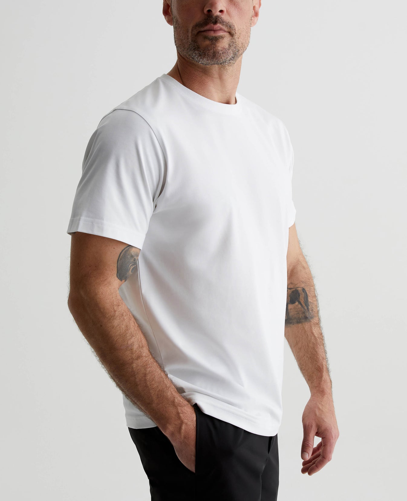 Marathon Active Crew True White Mens Top Photo 6