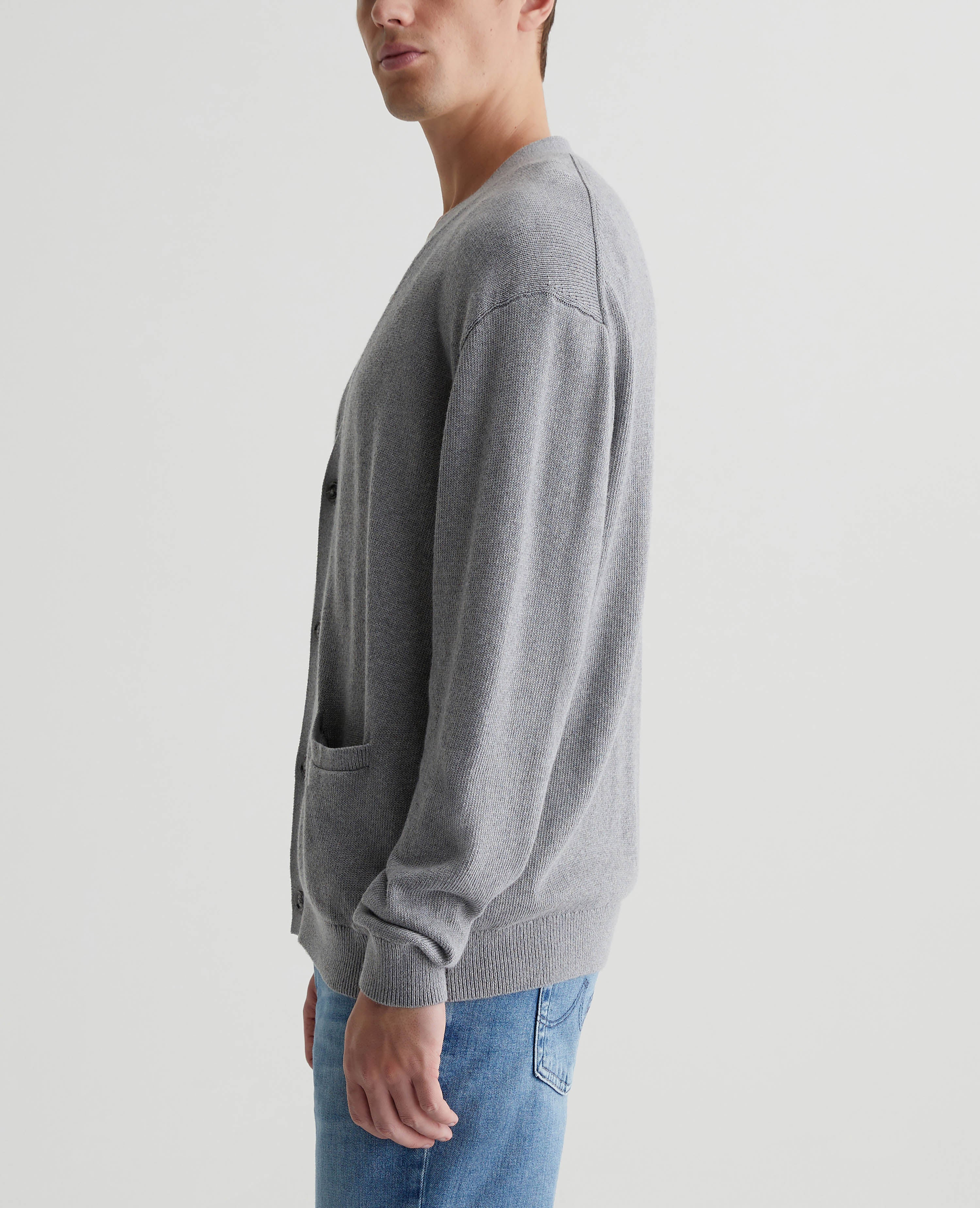 Men Josiah Cardigan Heather Grey