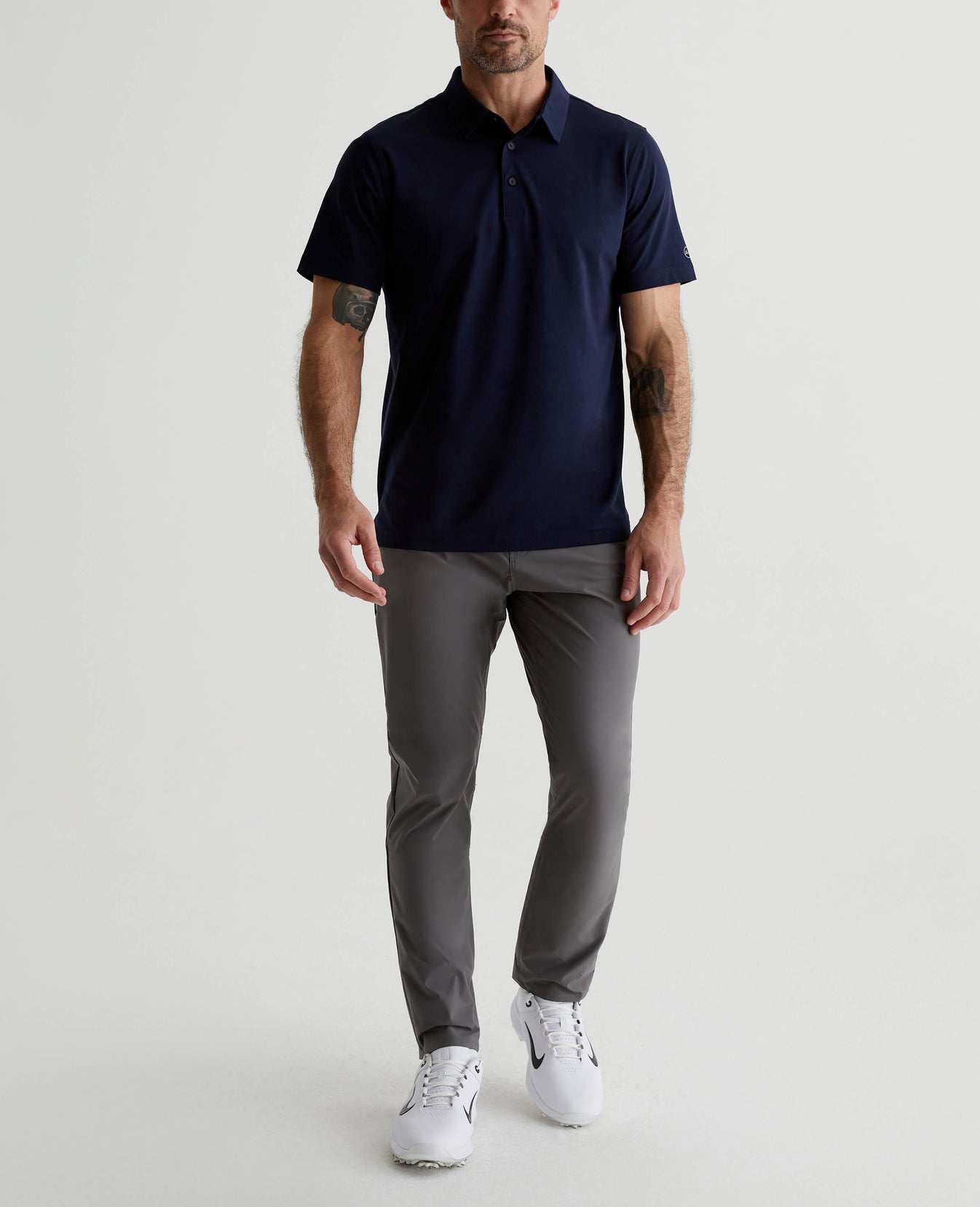 Ace Active Polo Deep Navy Mens Top Photo 4