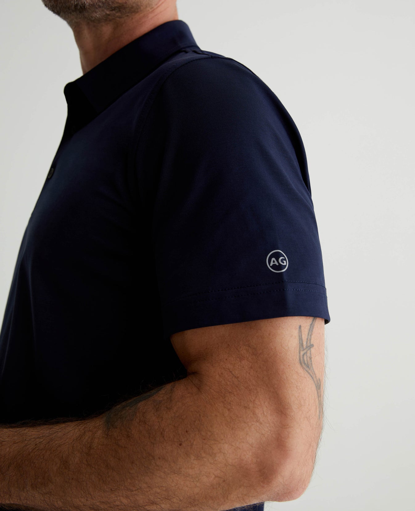 Ace Active Polo Deep Navy Mens Top Photo 5