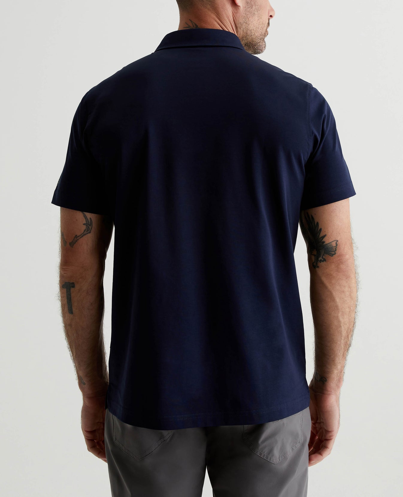 Ace Active Polo Deep Navy Mens Top Photo 7