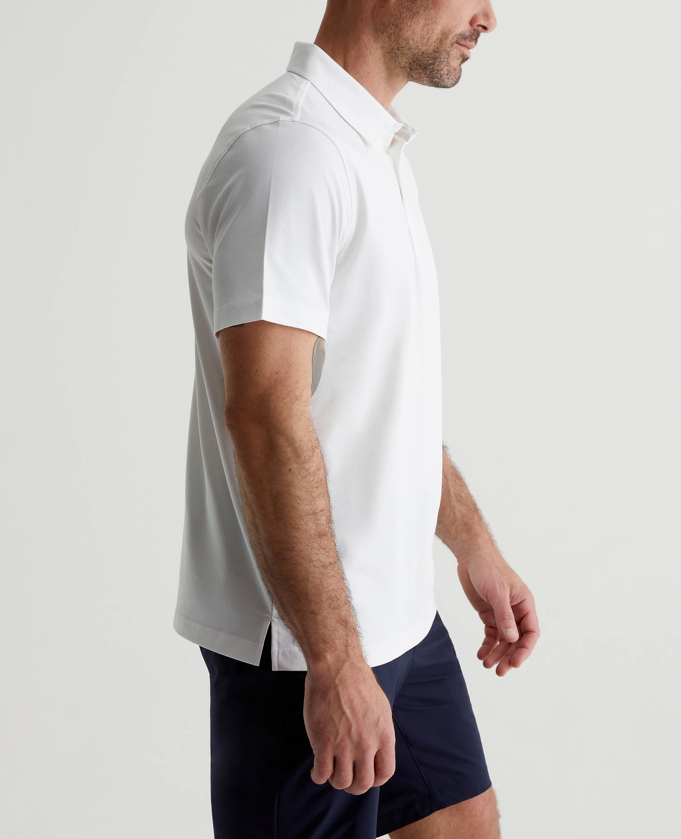 Ace Active Polo True White Mens Top Photo 2