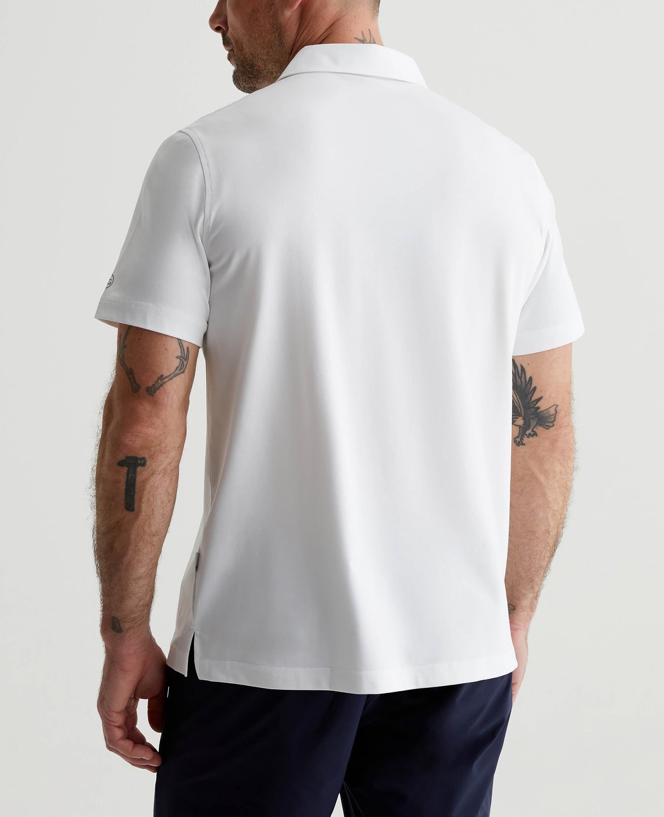 Ace Active Polo True White Mens Top Photo 7