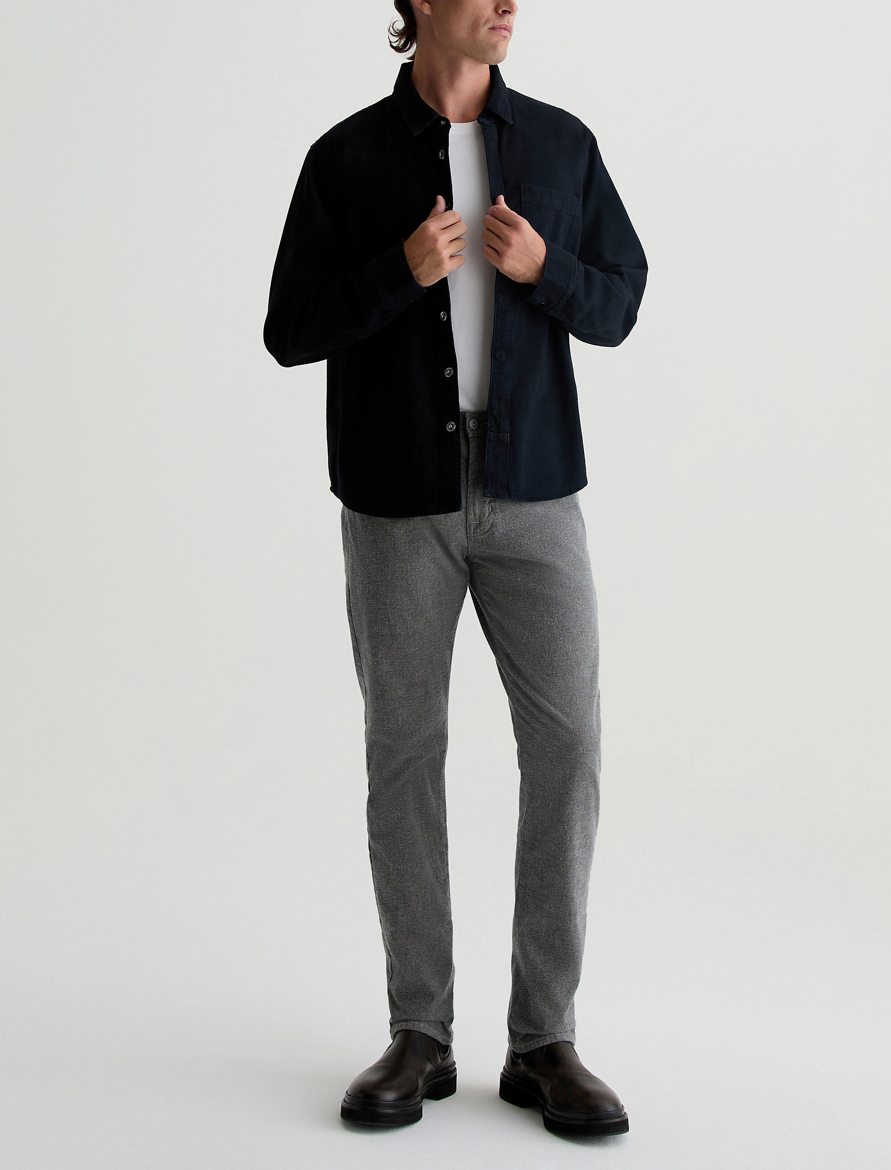 Jaden Lugano Relaxed Fit Denim Shirt Men Top Photo 5