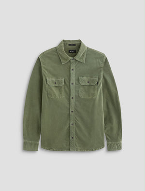 Curtis Work Shirt Sulfur Urban Green Classic Fit Mens Tops Photo 9