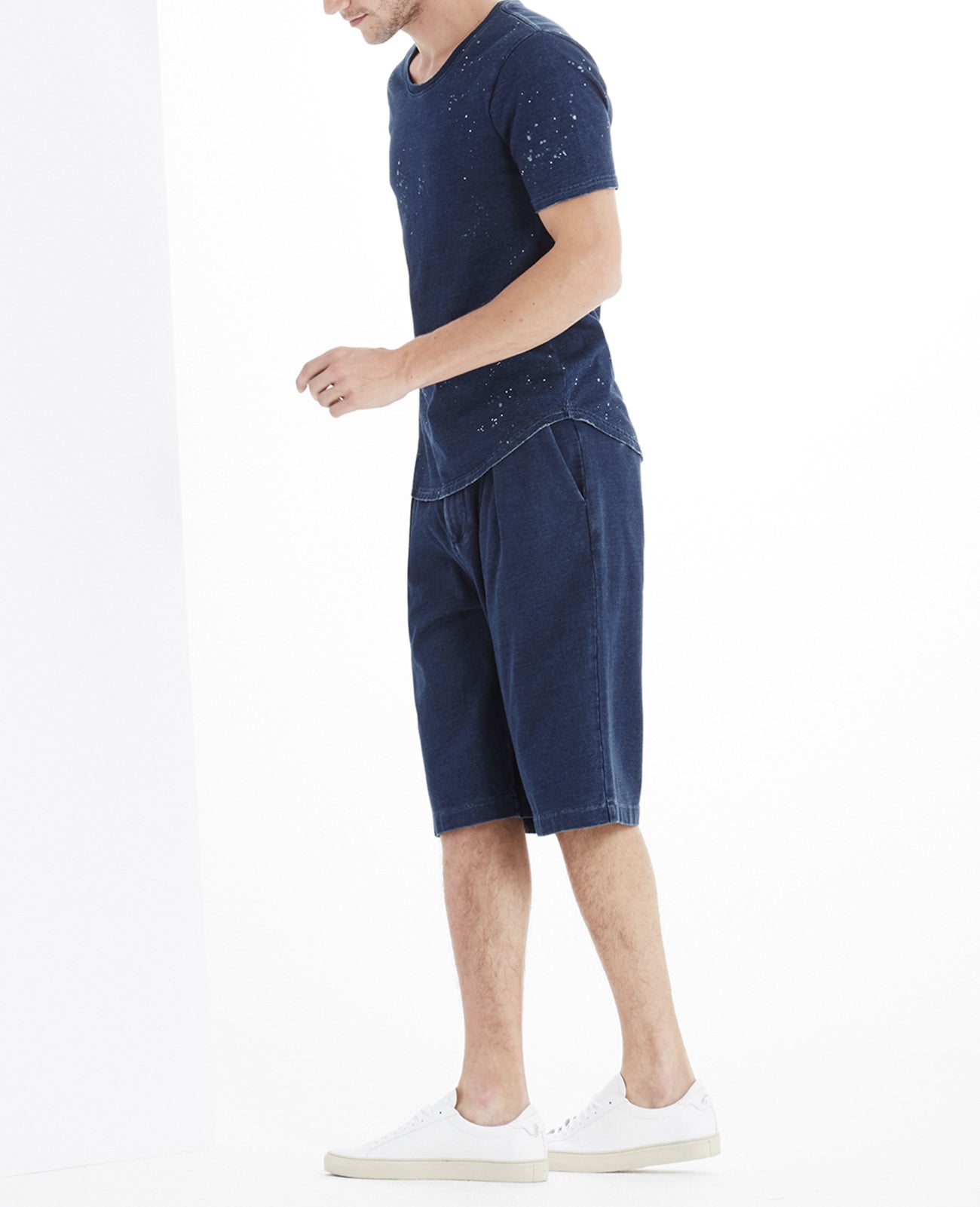 Plex Tee Indigo 25 Med Wash Indigo Capsule Men Tops Photo 2
