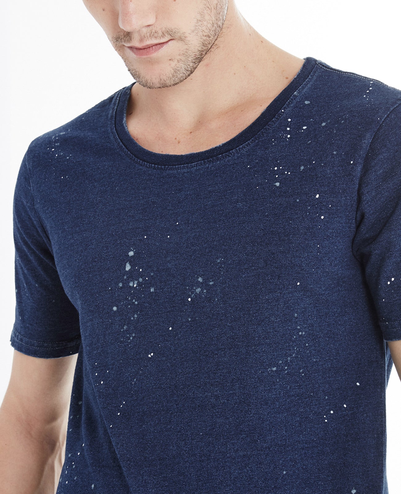 Plex Tee Indigo 25 Med Wash Indigo Capsule Men Tops Photo 4