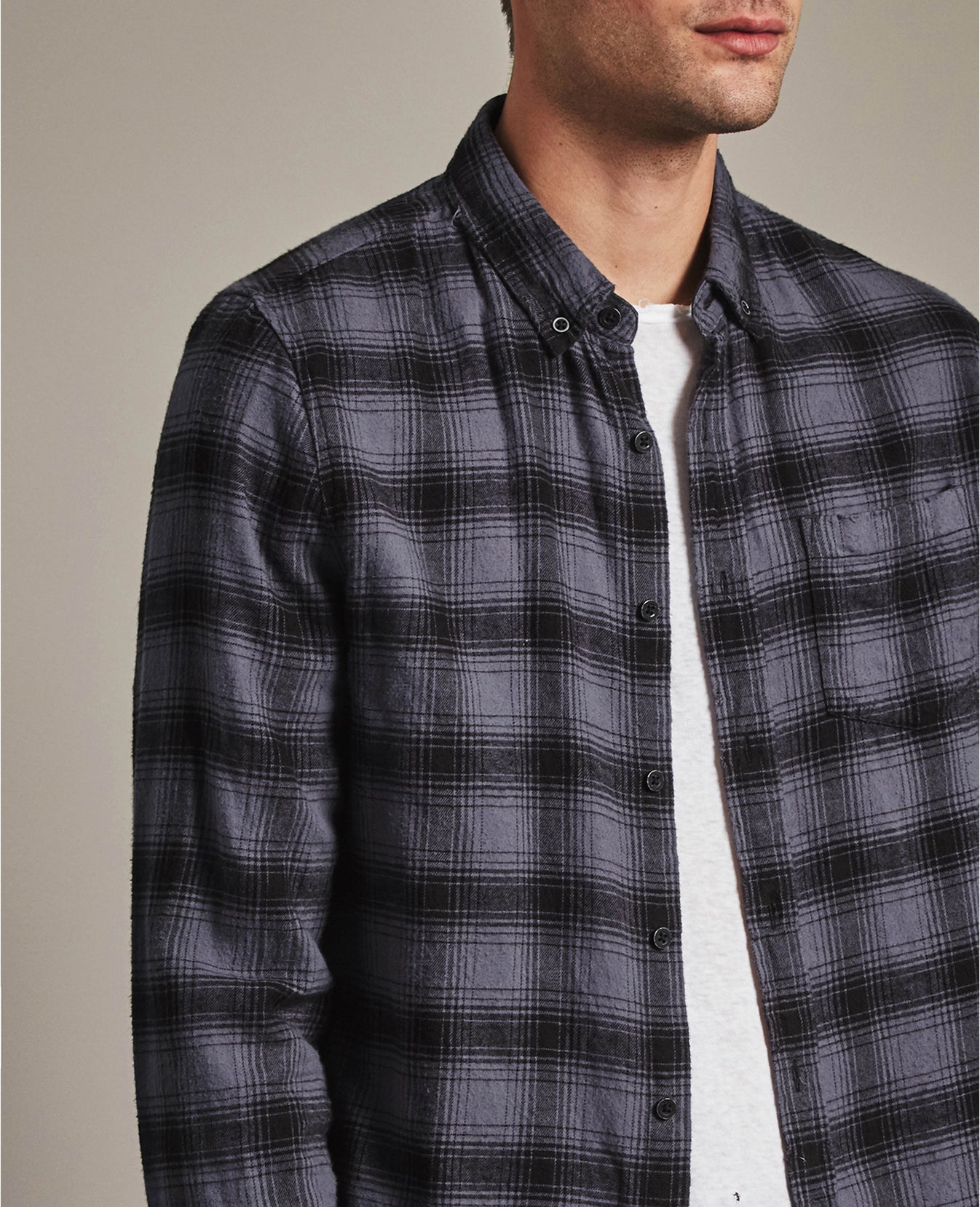 Grady Shirt BDP Monsoon/Black Mens Top Photo 4