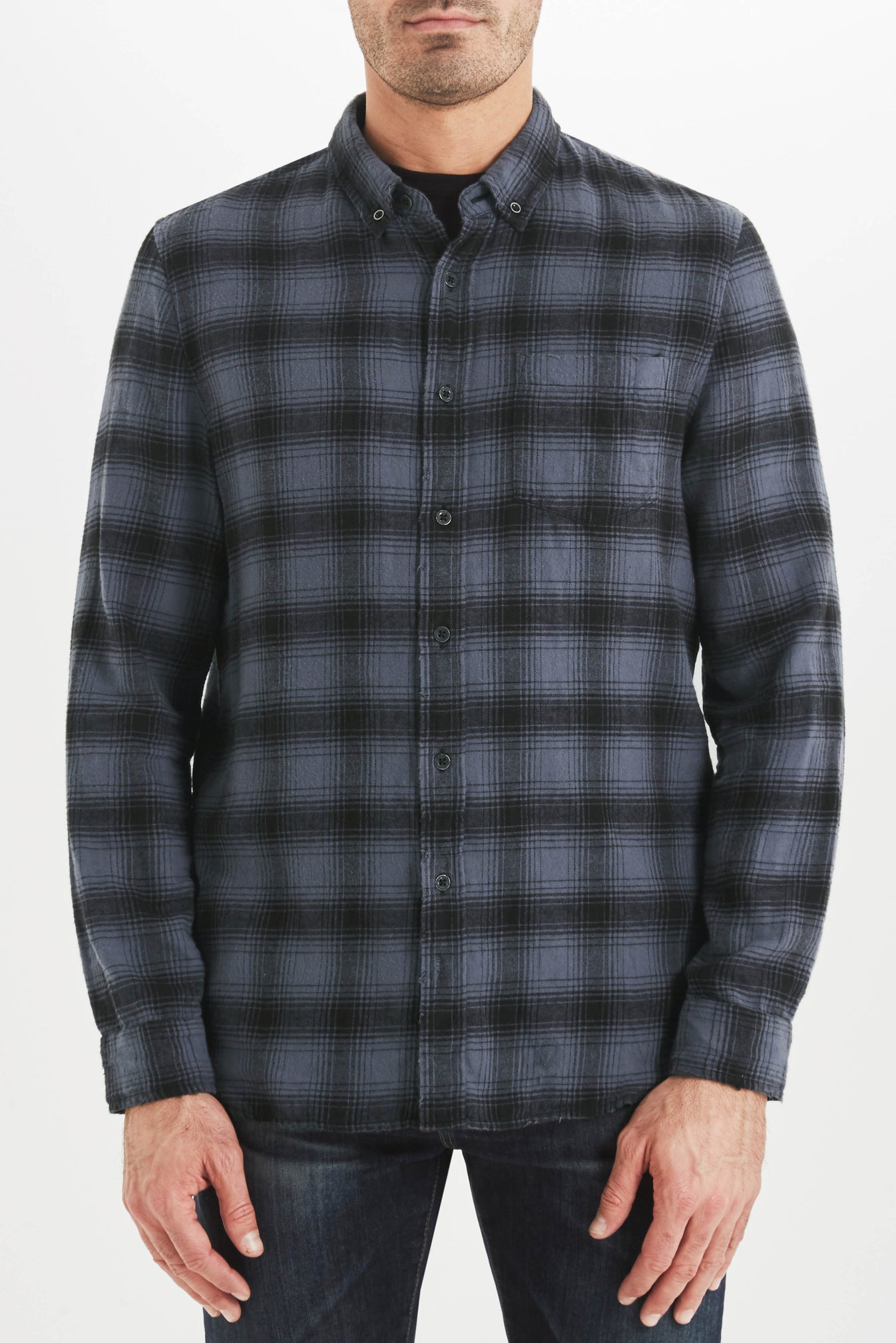 Grady Shirt BDP Monsoon/Black Mens Top Photo 6