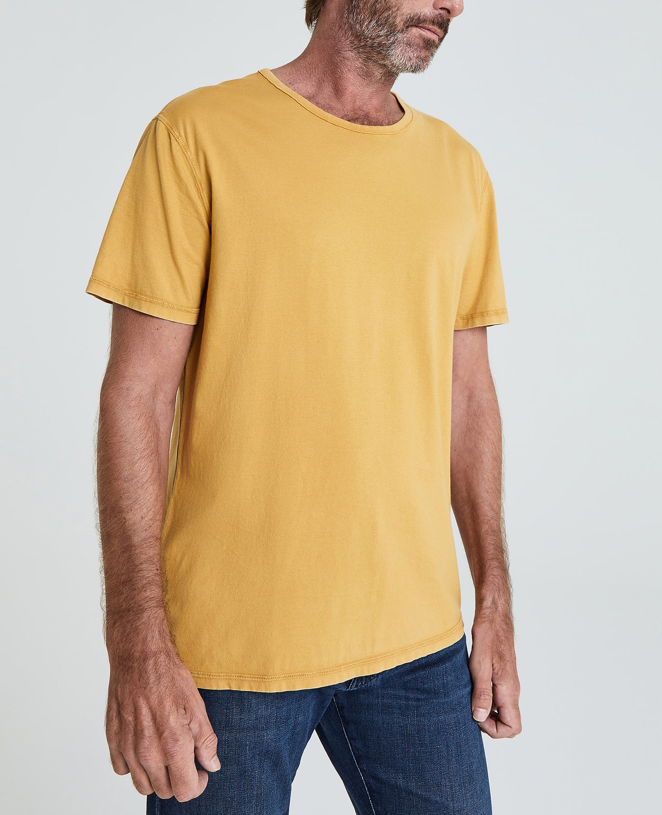 Anders Crew Sunbaked Marmalade Zest Classic Crew Neck Men Tops Photo 1