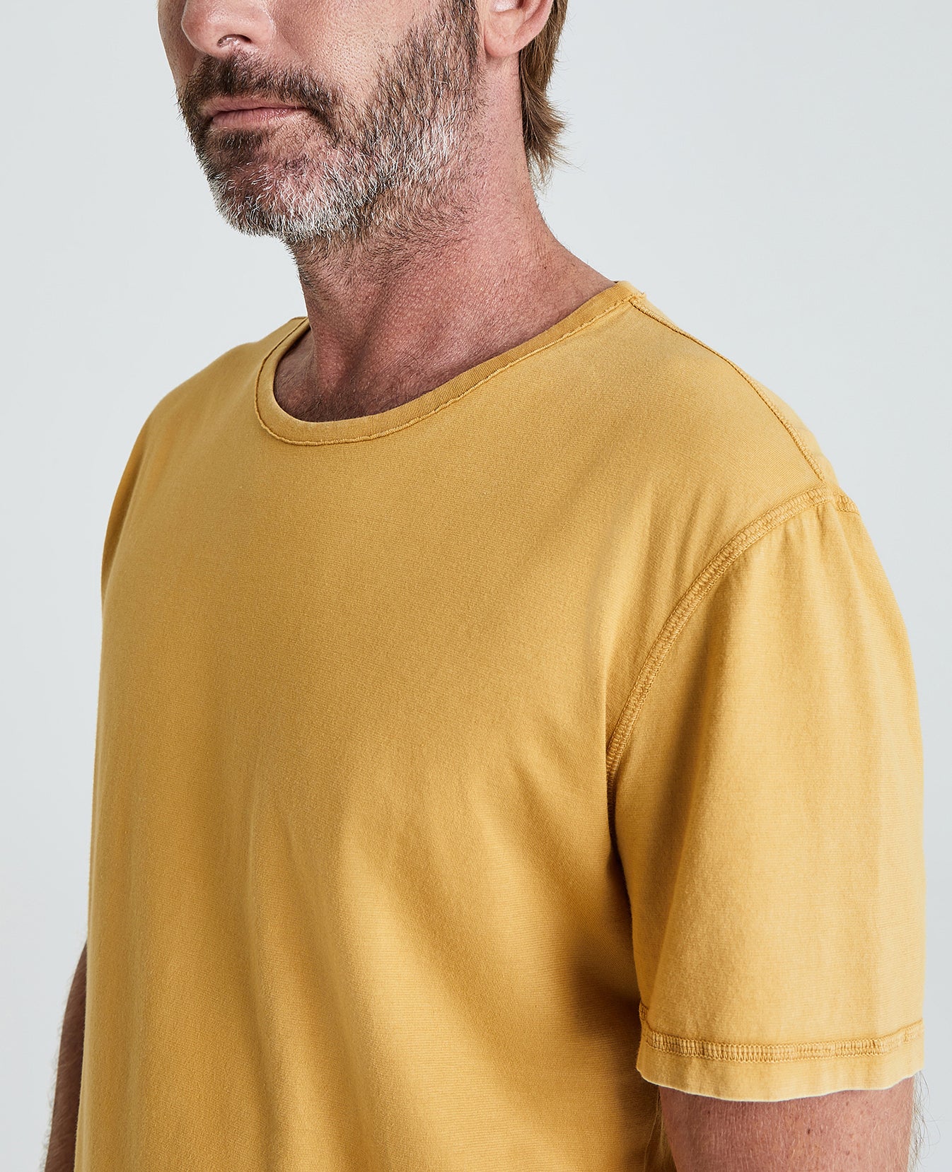 Anders Crew Sunbaked Marmalade Zest Classic Crew Neck Men Tops Photo 3