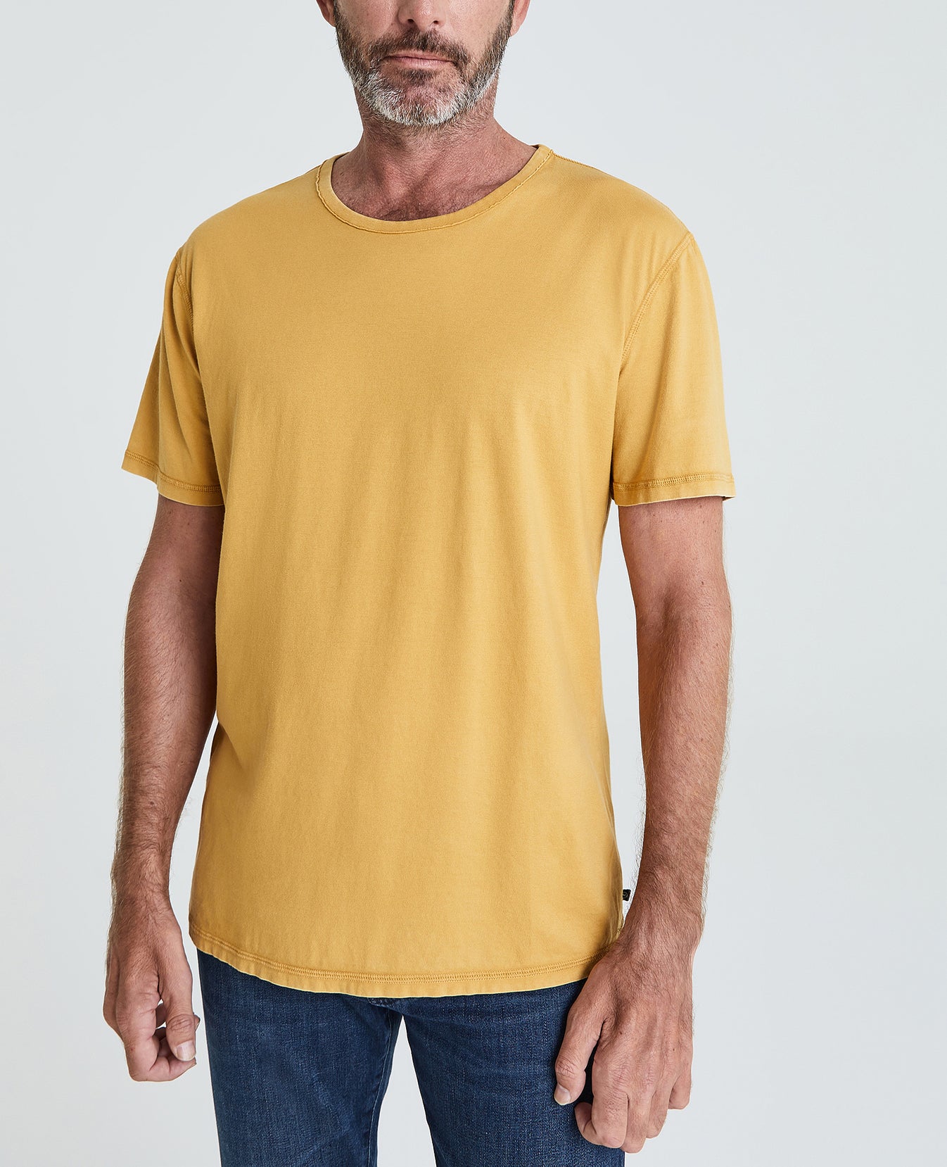 Anders Crew Sunbaked Marmalade Zest Classic Crew Neck Men Tops Photo 6