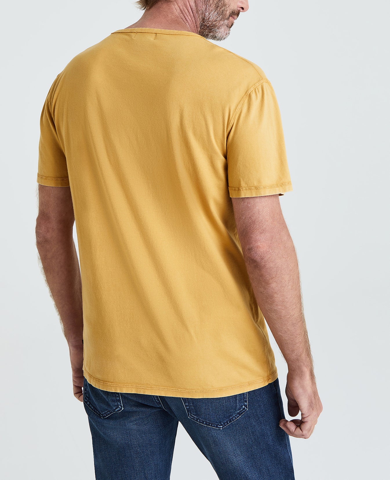 Anders Crew Sunbaked Marmalade Zest Classic Crew Neck Men Tops Photo 6