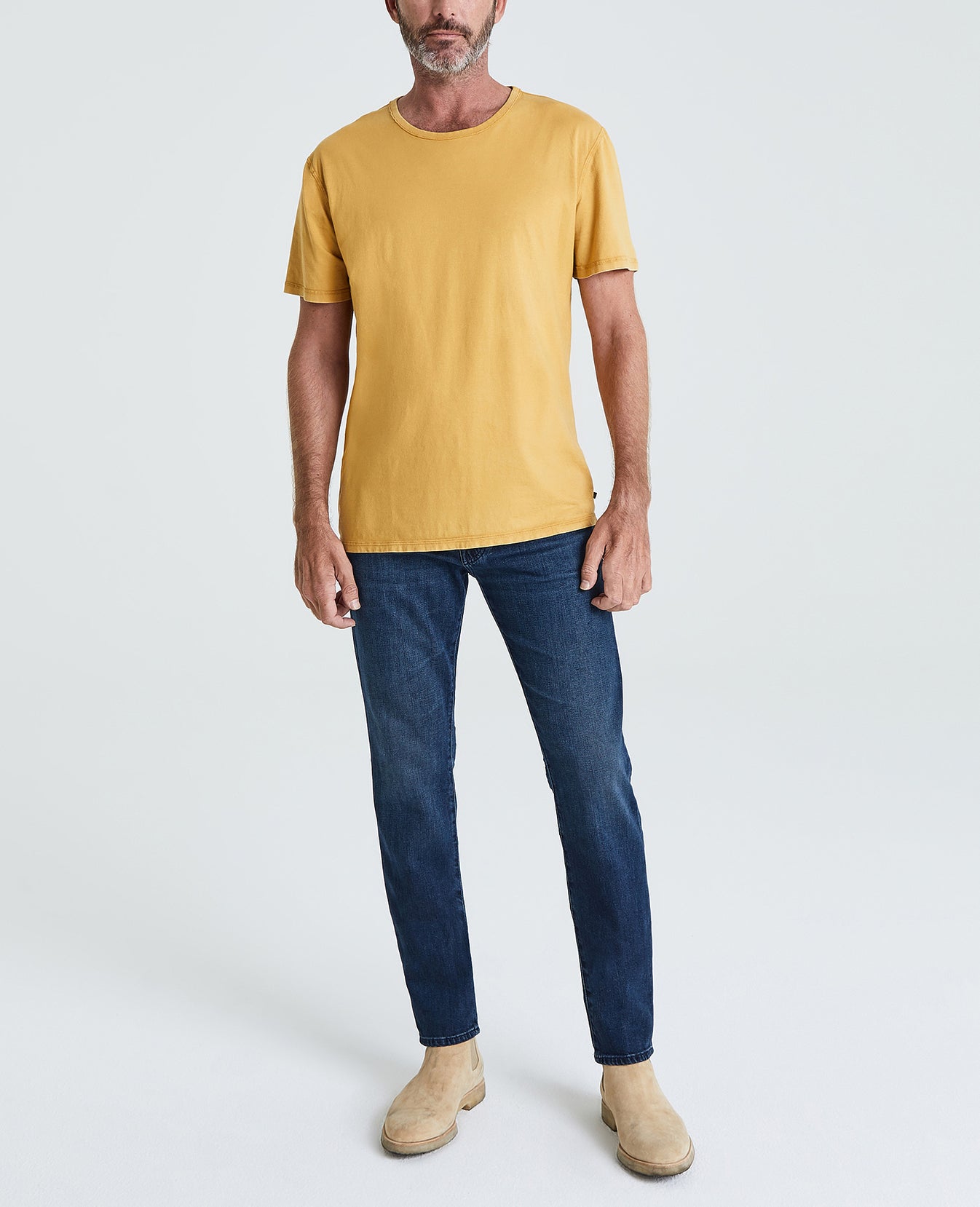 Anders Crew Sunbaked Marmalade Zest Classic Crew Neck Men Tops Photo 7