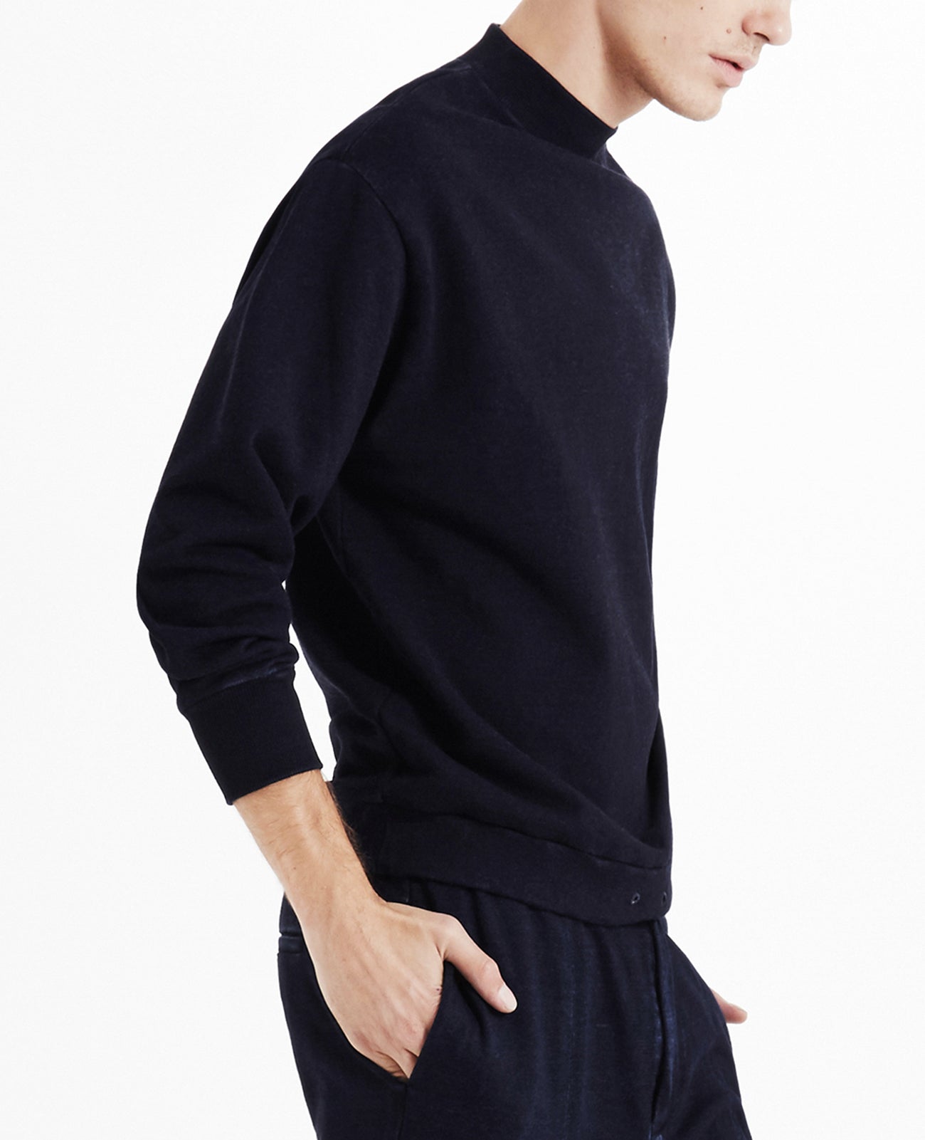 Hemisphere Sweatshirt Indigo Knit Sixteen Indigo Capsule Men Tops Photo 1