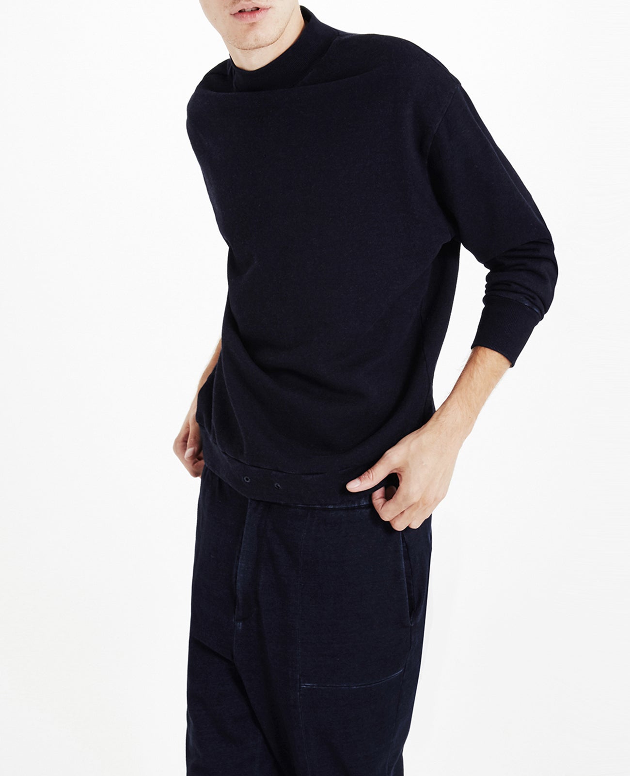 Hemisphere Sweatshirt Indigo Knit Sixteen Indigo Capsule Men Tops Photo 4