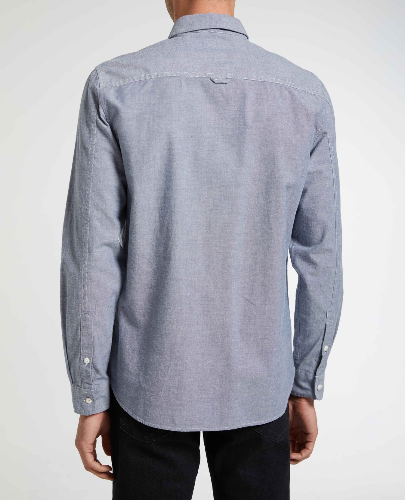 Colton Shirt Blue Vault Long Sleeve Buttondown Men Tops Photo 2