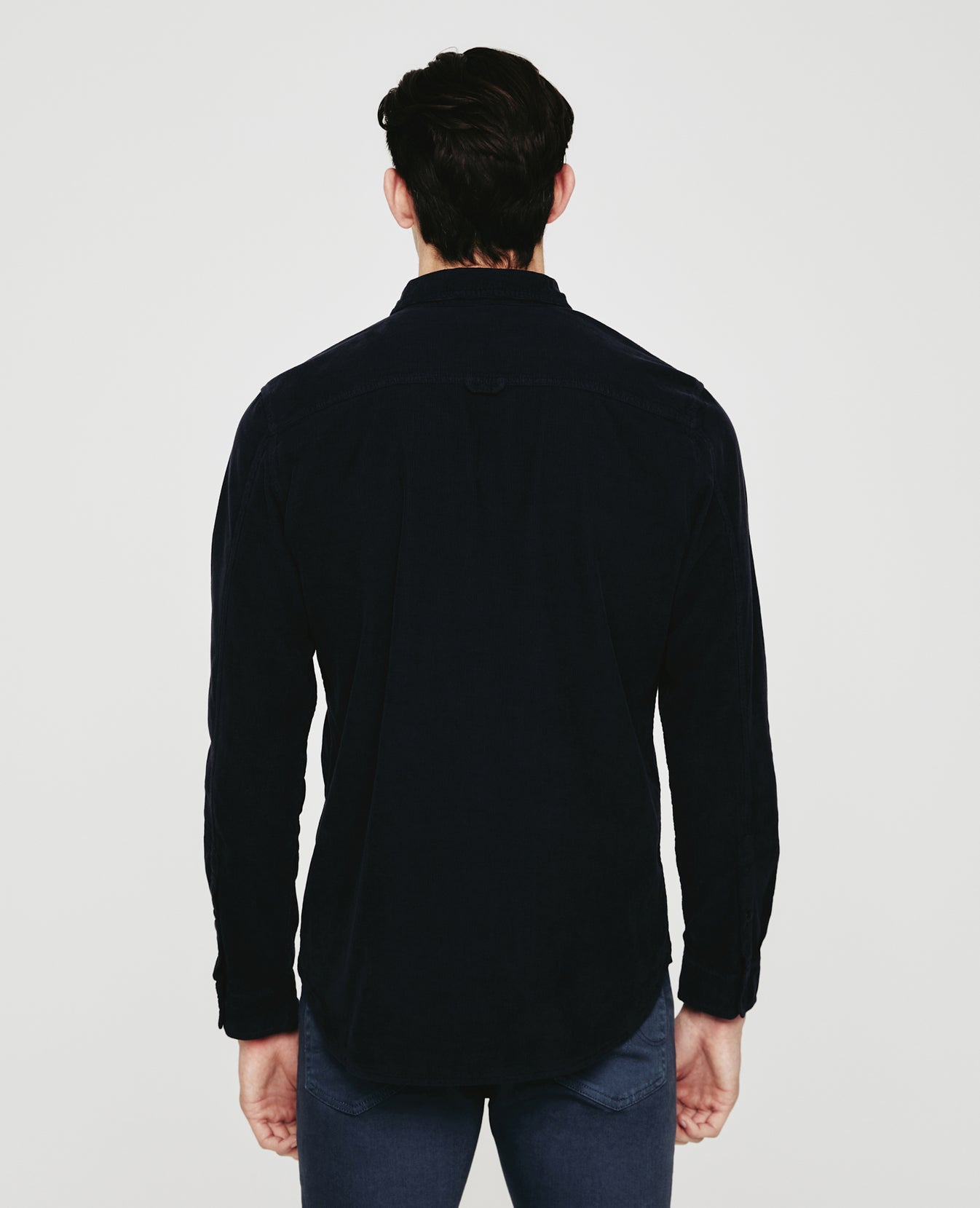 Colton Shirt True Black Corduroy Men Tops Photo 3