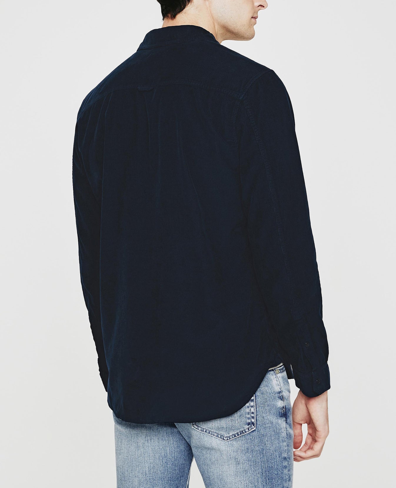 Colton Shirt True Navy Corduroy Men Tops Photo 4