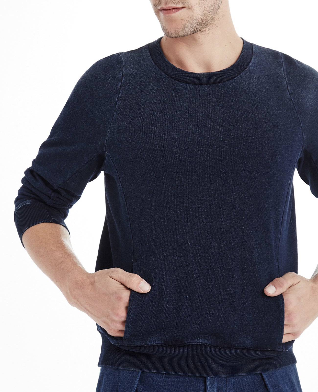 Voydl Sweatshirt Indigo Knit Nine Indigo Capsule Men Tops Photo 4