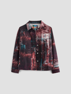 Chiro Jacket Night Drving Coral Shirt Jacket Women Top Photo 9
