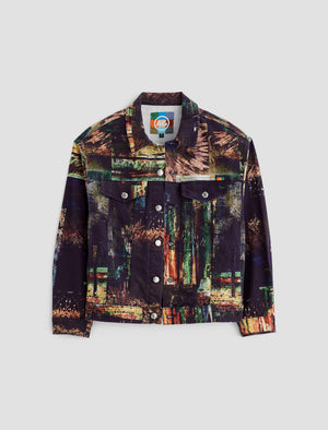 Haylee Jacket Night Driving Olive Oversized Trucker Jacket Women Top Photo 9