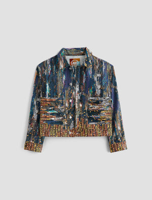 Genni Tonight Cropped Utility Jacket Women Top Photo 9