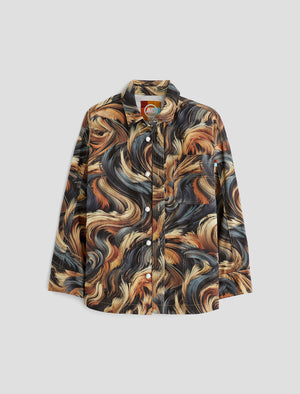 Lucien Wild Fur Utility Shirt Jacket Women Top Photo 9