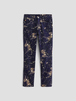 Mari Cosmic Ray Golden Topaz Mid-Rise Slim Straight Women Bottom Photo 9