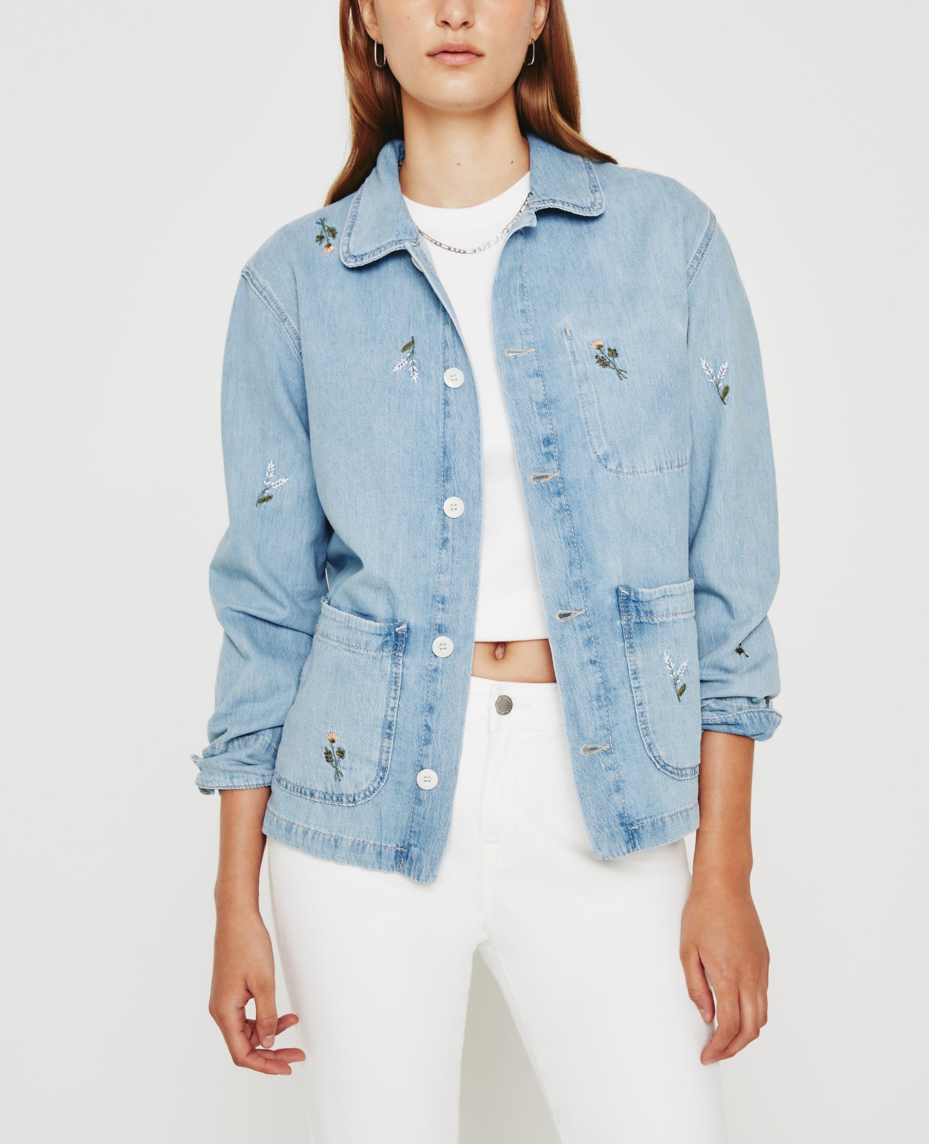 Everlee Jacket Eb Super Bloom Flower Garden Womens Top Photo 1