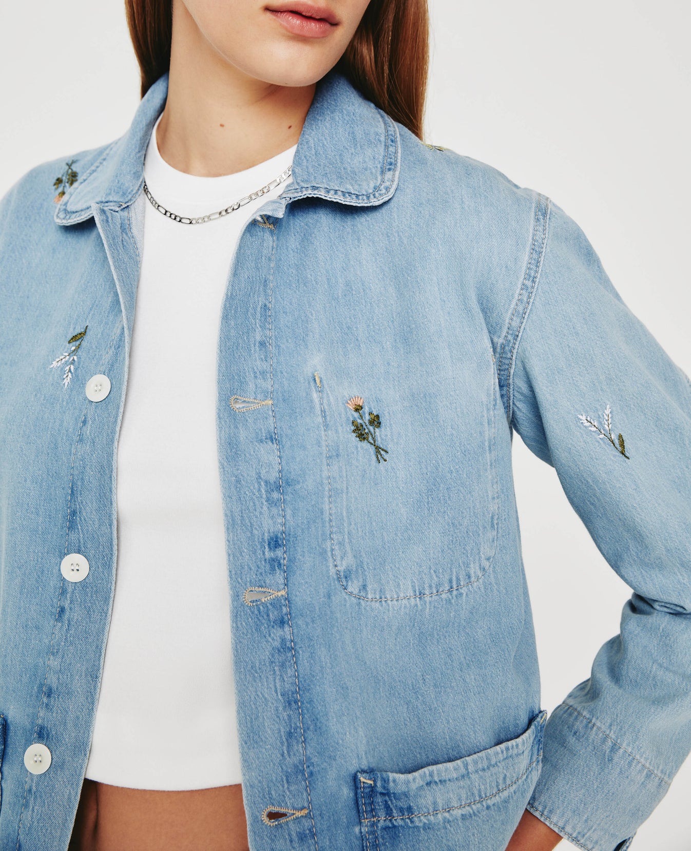 Everlee Jacket Eb Super Bloom Flower Garden Womens Top Photo 2