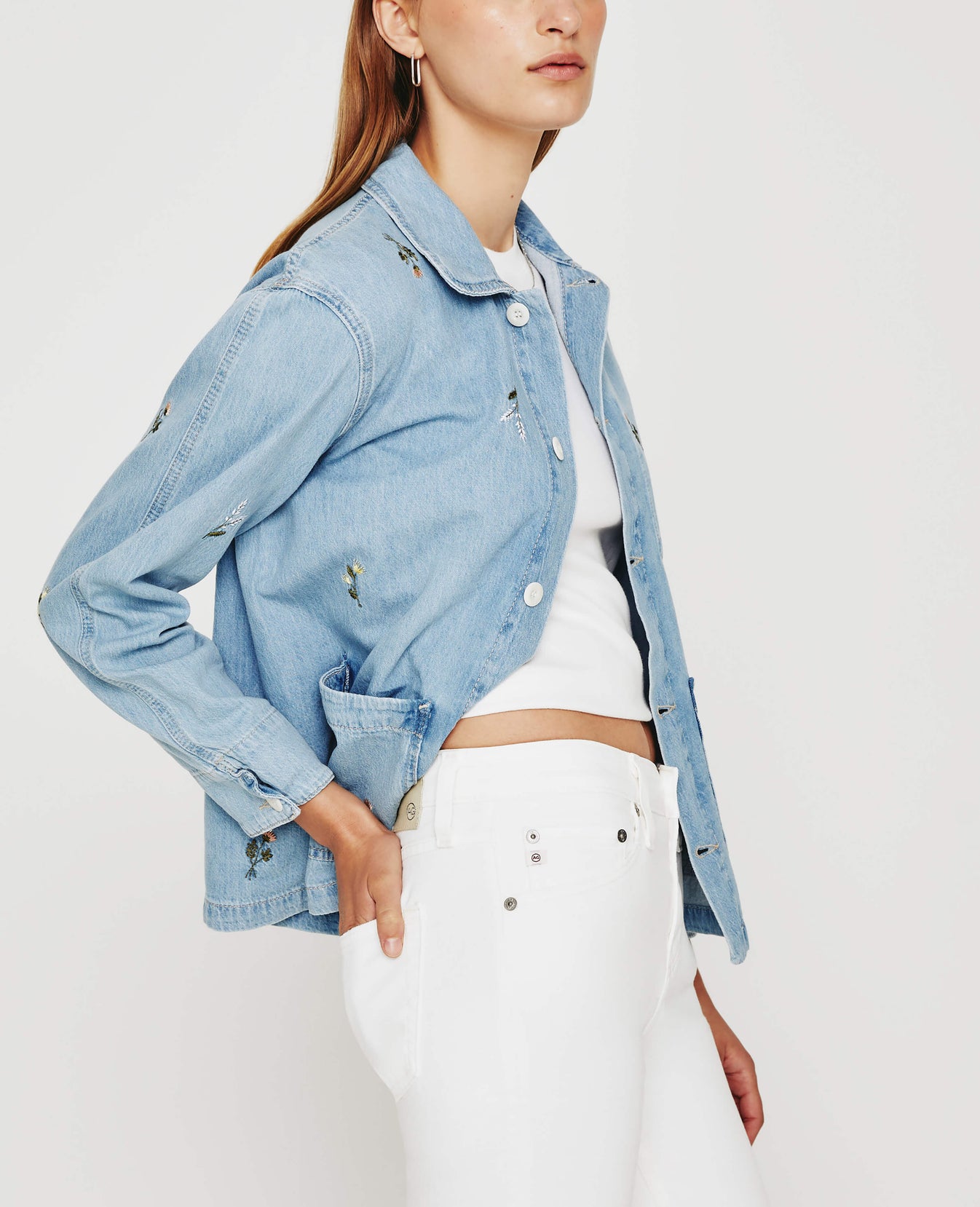 Everlee Jacket Eb Super Bloom Flower Garden Womens Top Photo 3